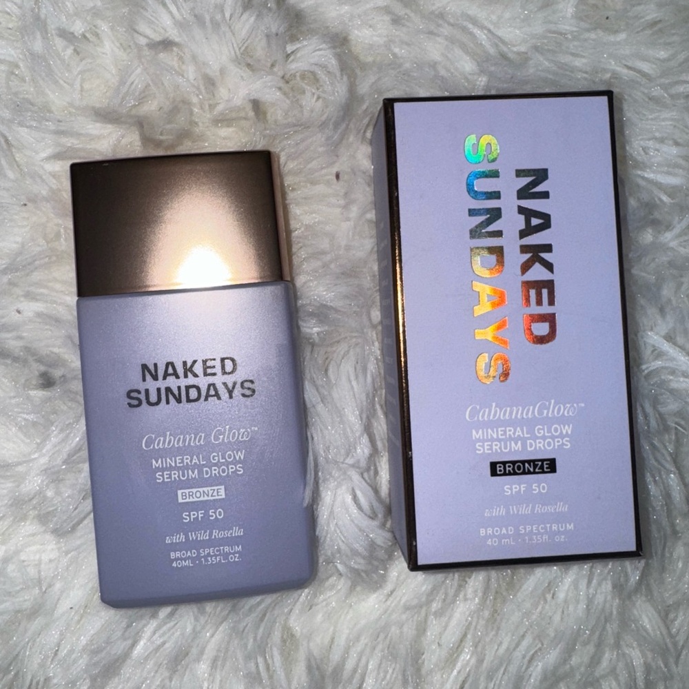 FINAL PRICE NWB Naked Sundays CabanaGlow SPF 50 Illuminating Glow Drops